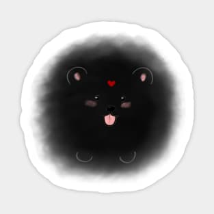 a very fluffy bingpup Sticker